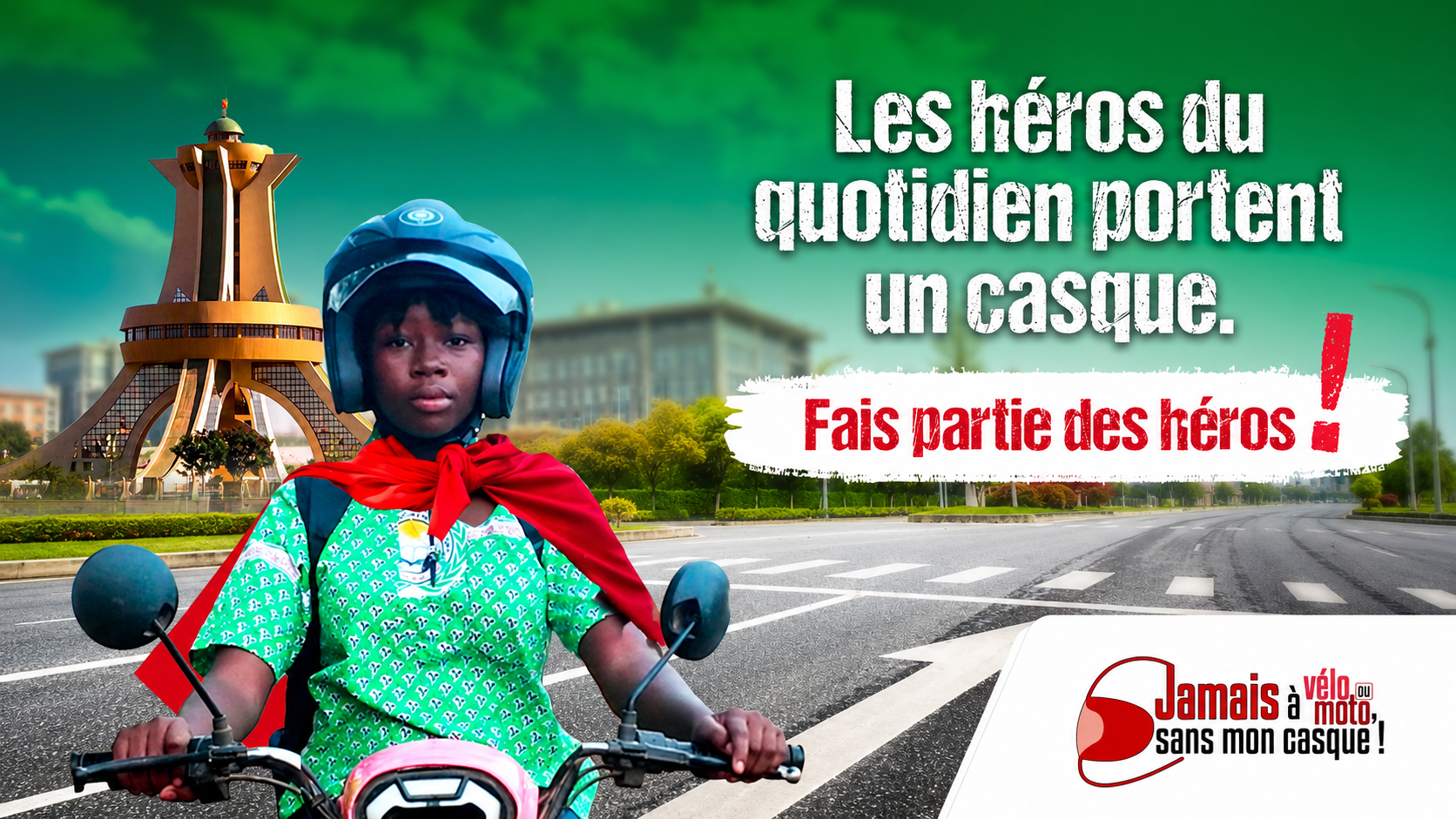 Agents de l'ONASER lors d'une action de sensibilisation